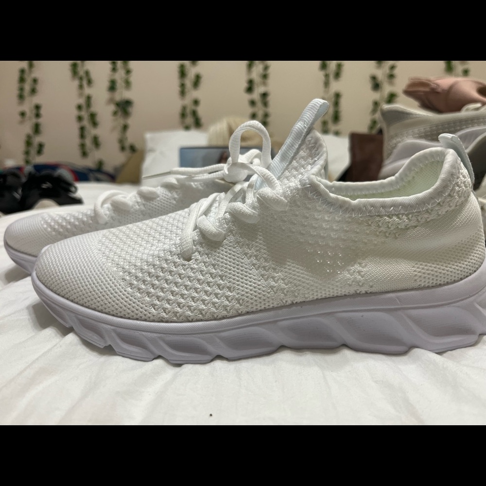 White Breathable shoes! Size 38(7.5)